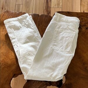 L.L. Bean Women's Straight Leg Jeans - Crisp White